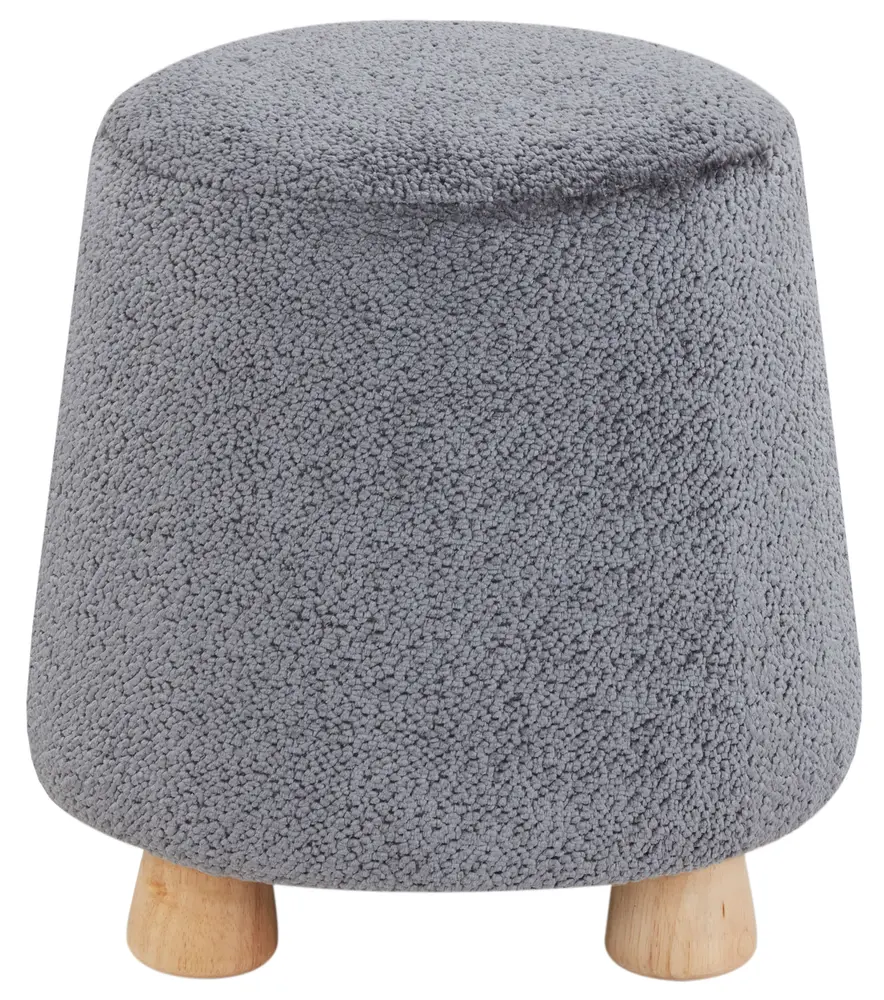 Denison Round Chenille Ottoman