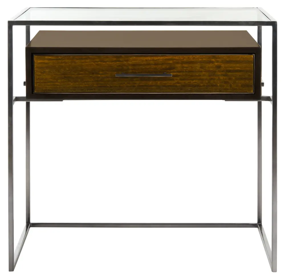 Caelan Glass Side Table
