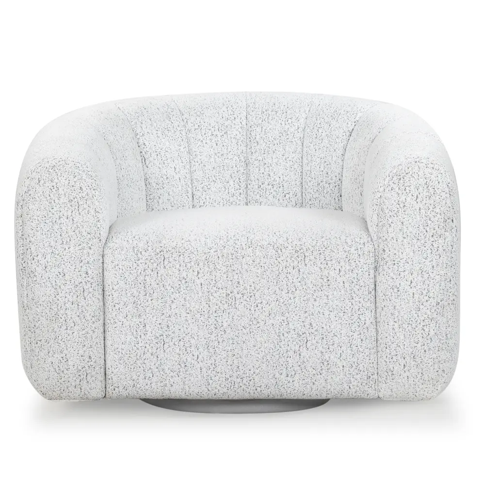 Demetri Boucle Swivel Chair