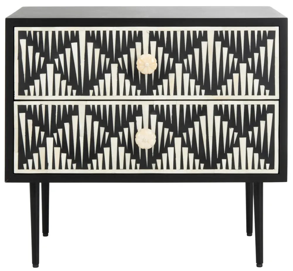 Tessie Bone Inlay Nightstand