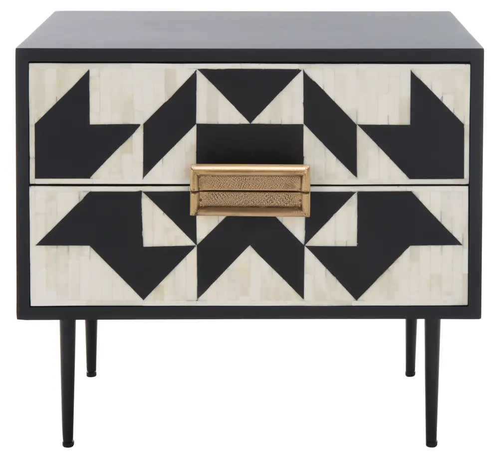 Kimori 2 Drawer Nightstand