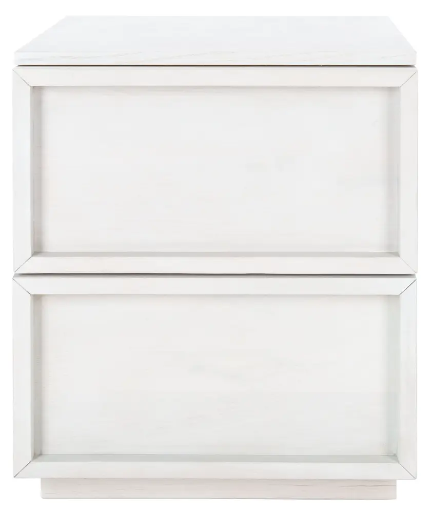 Zeus 2 Drawer Nightstand