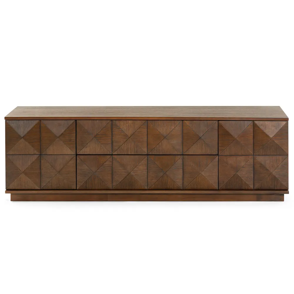 Patty 4 Door Wood Media Stand