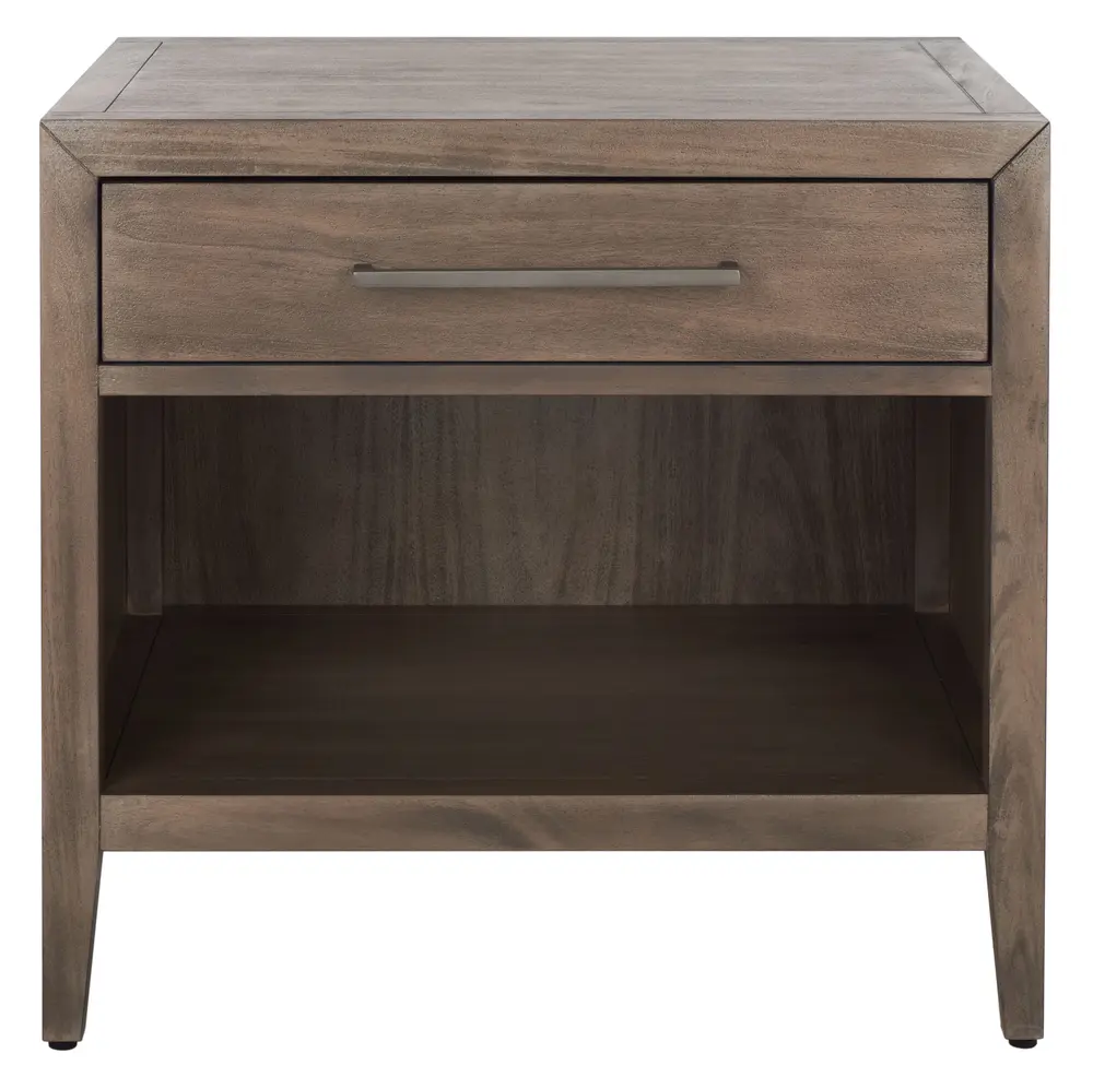 Ariella 1 Drawer Wood Nightstand