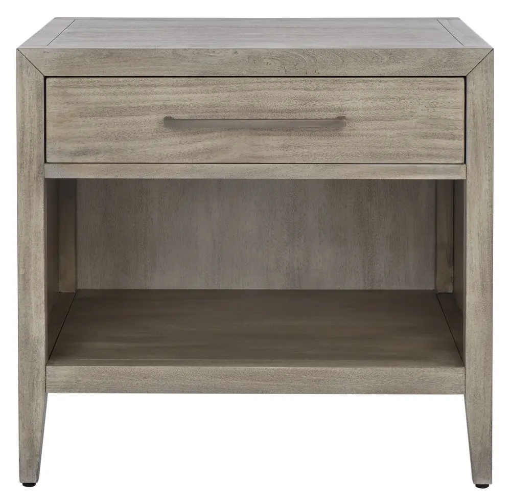 Ariella 1 Drawer Wood Nightstand