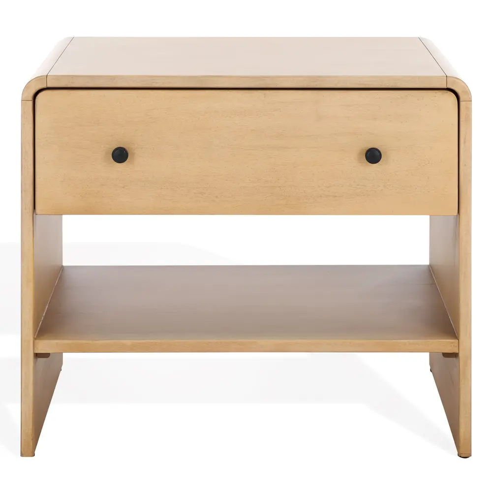 Haydriana 1 Drawer Wood Nightstand