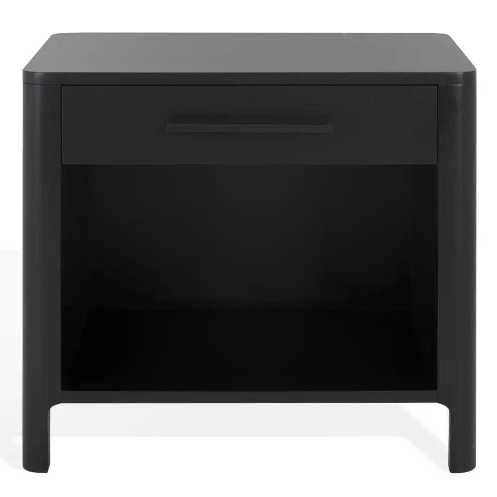 Abbiava 1 Drawer Wood Nightstand