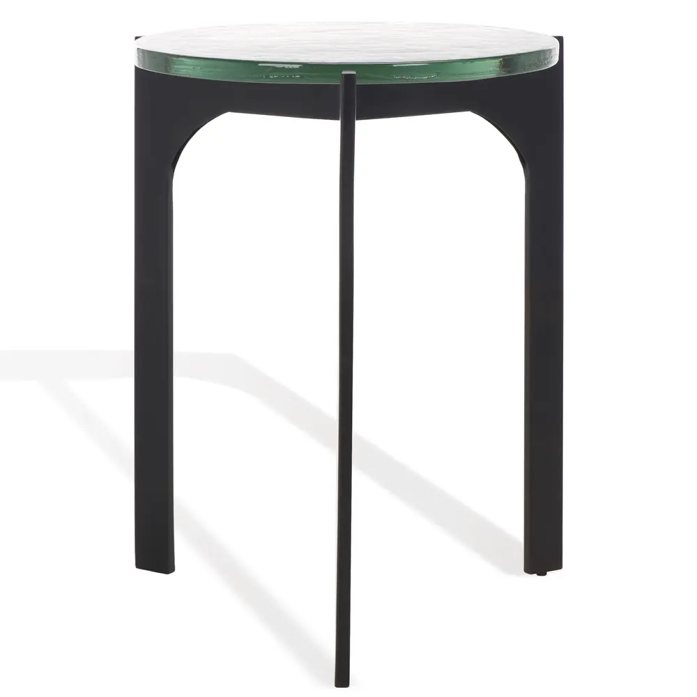 Seymour Cast Glass Accent Table