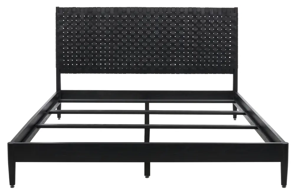 Cassity Leather Headboard King Bed