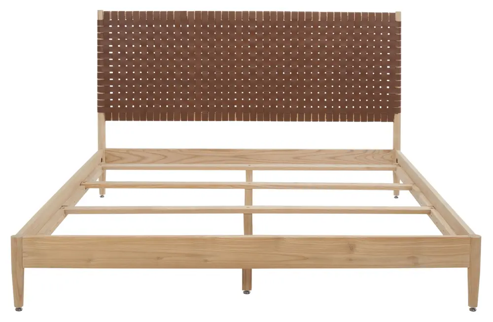 Cassity Leather Headboard King Bed