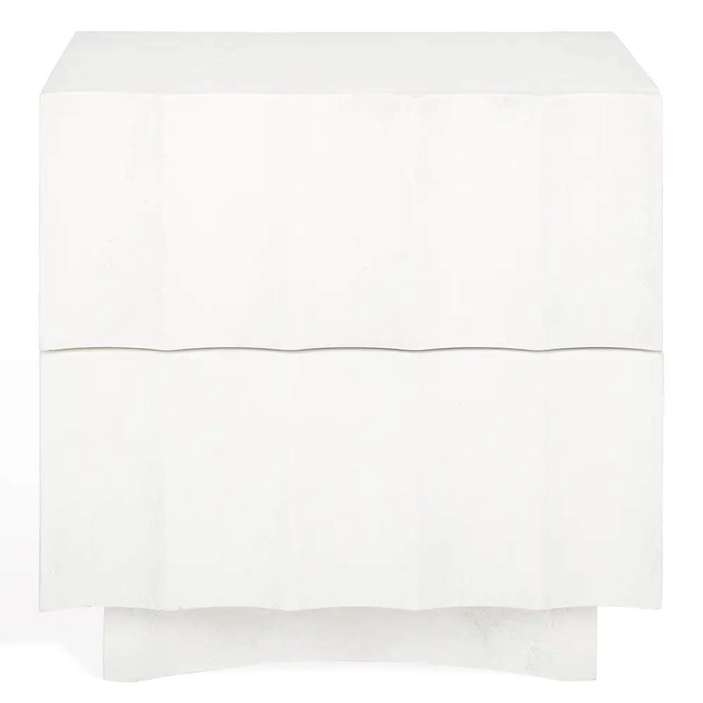 Woodworth 2 Drawer Cement Nightstand