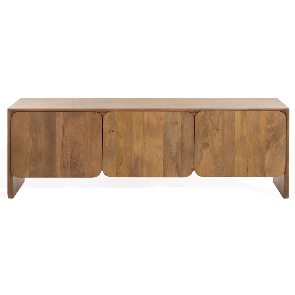 Grigorio 3 Door Wood Sideboard