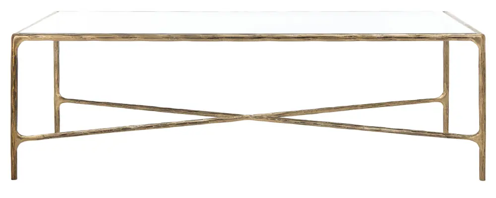 Jessa Rectangle Metal Coffee Table