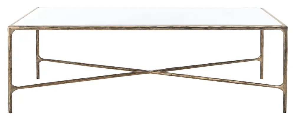 Jessa Rectangle Metal Coffee Table