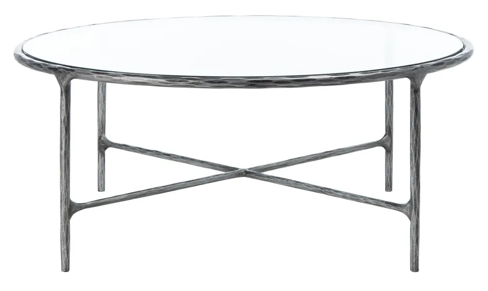 Jessa Round Metal Coffee Table