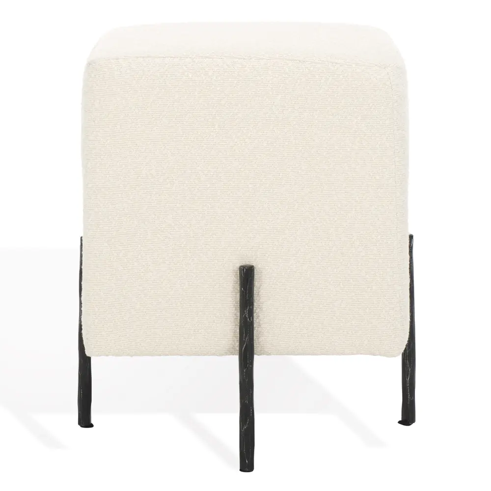 Jessa Square Boucle Ottoman
