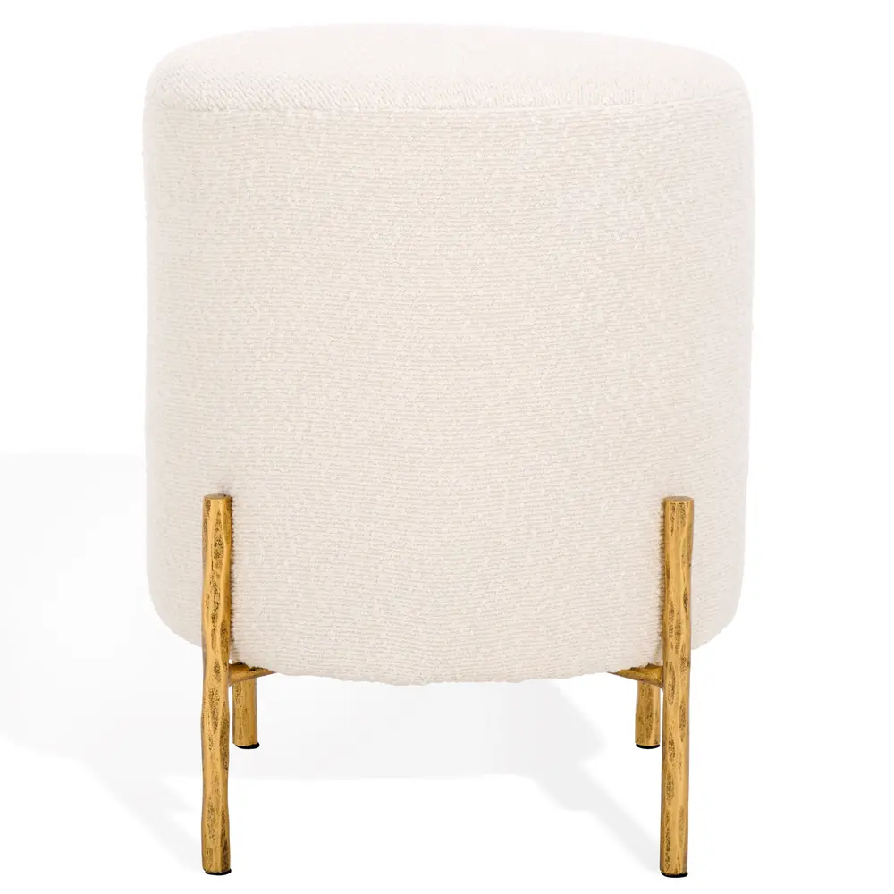 Jessa Round Boucle Ottoman