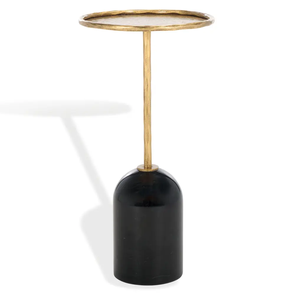 Tanyarose Metal And Marble Drink Table