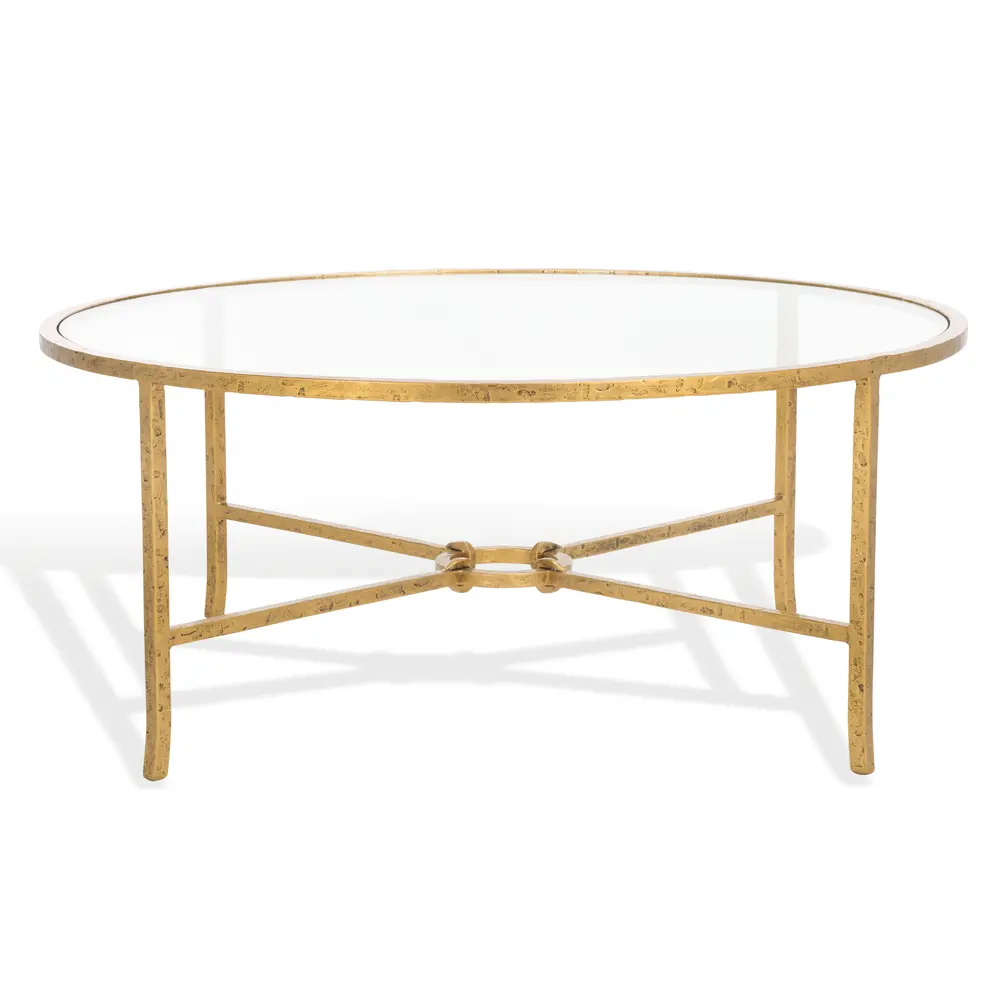 Tauri Forged Metal Round Coffee Table