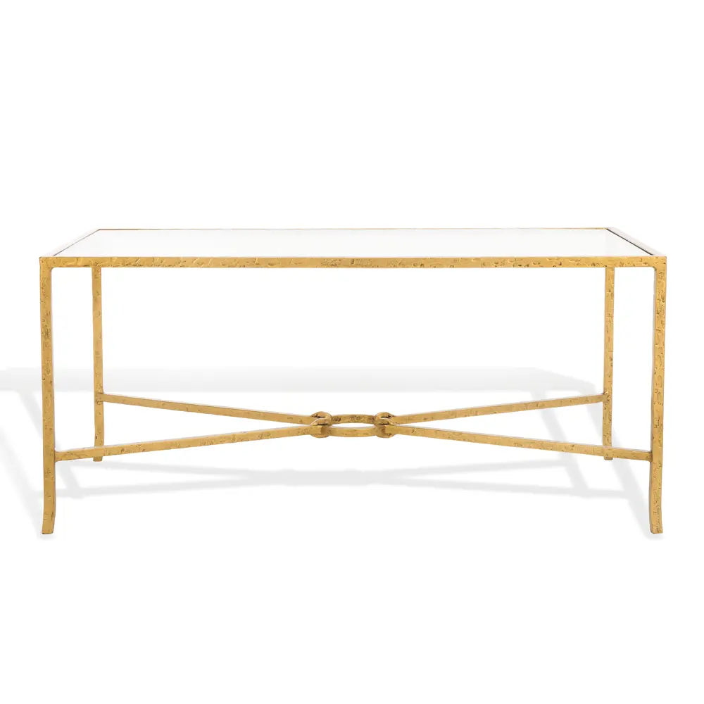Tauri Forged Metal Rectangle Coffee Table