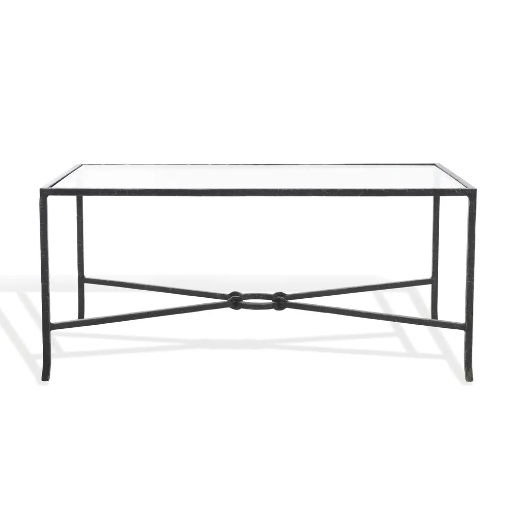 Tauri Forged Metal Rectangle Coffee Table