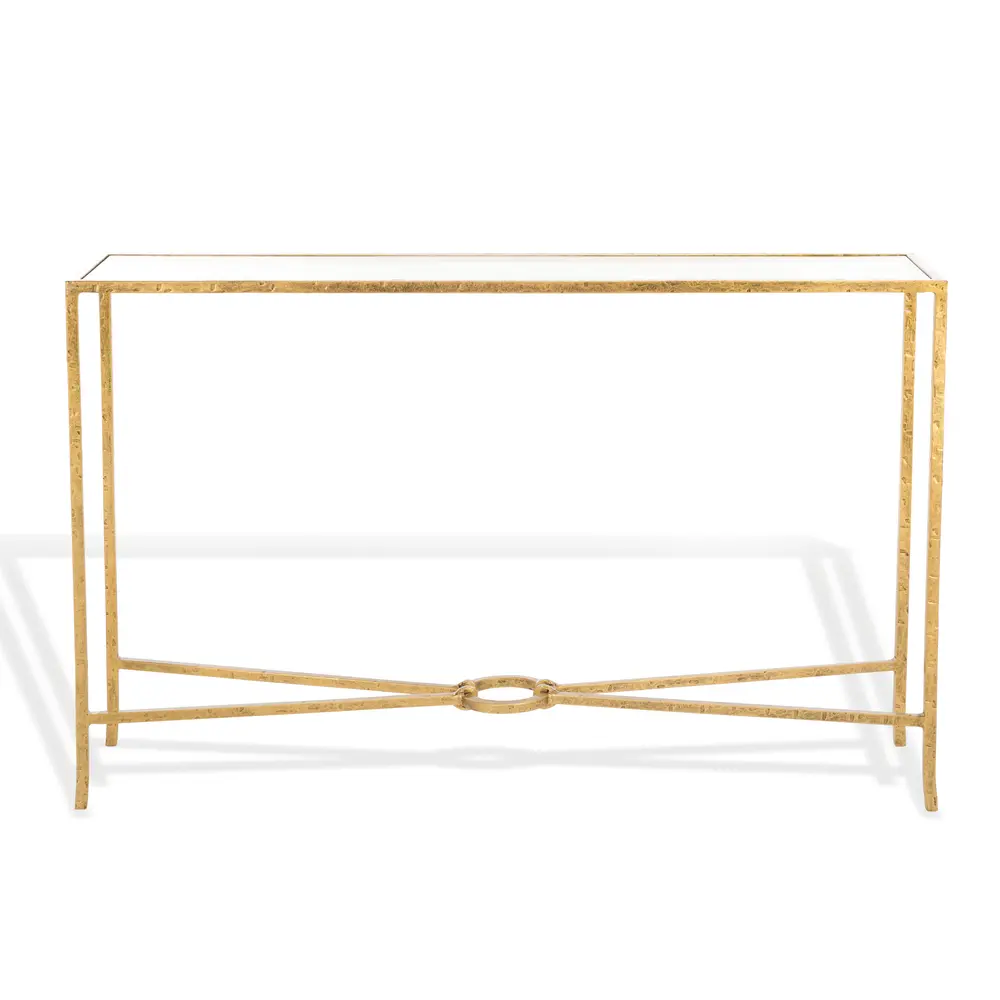 Tauri Forged Metal Rectangle Console Table