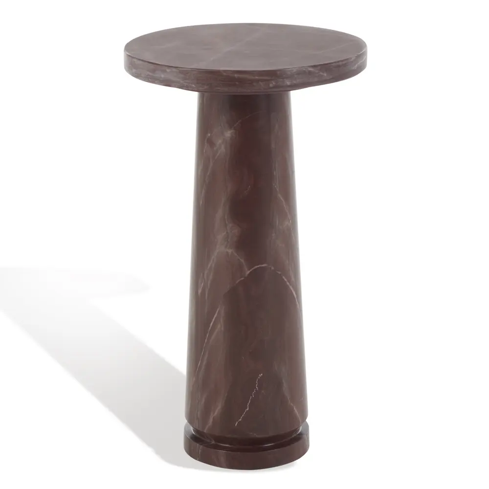 Valentia Round Marble Accent Table