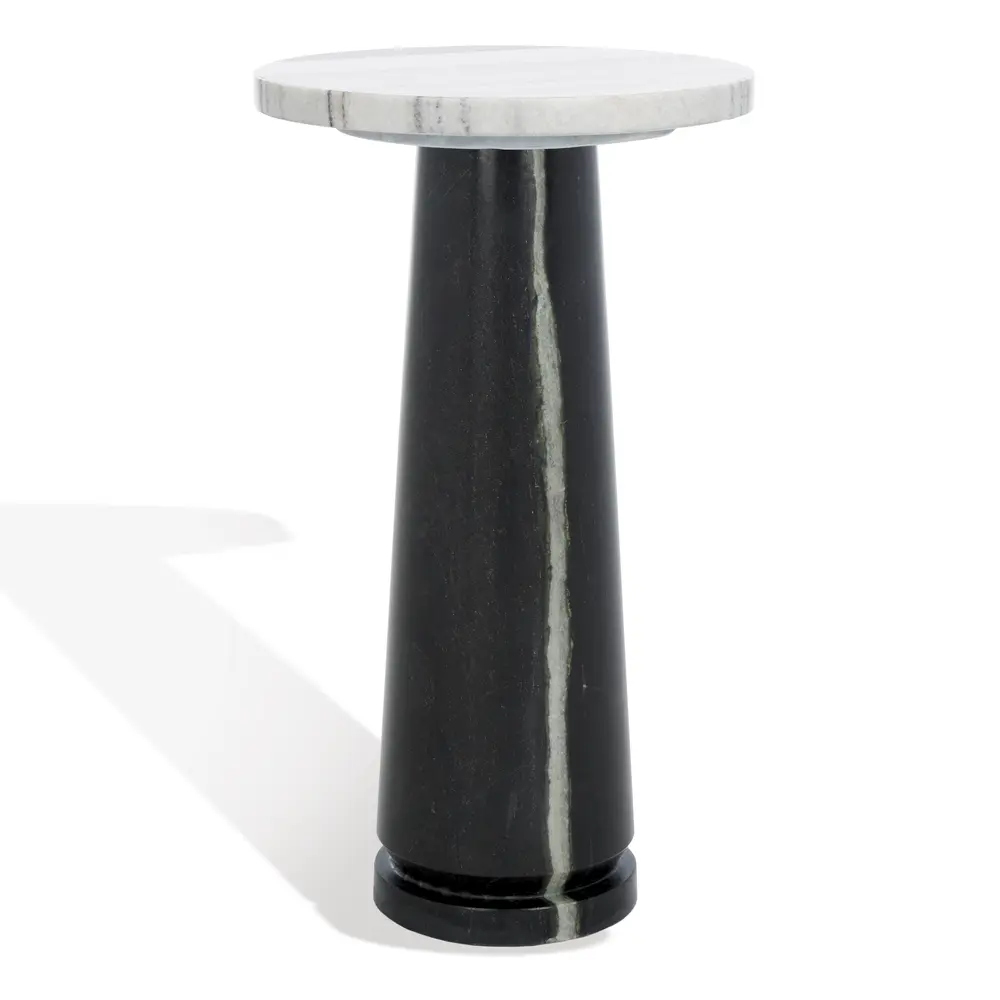 Valentia Round Marble Accent Table