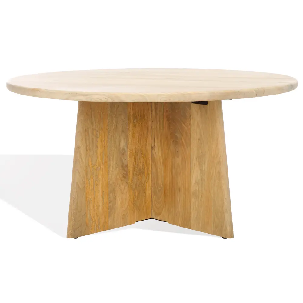 Madilynn Round Wood Coffee Table