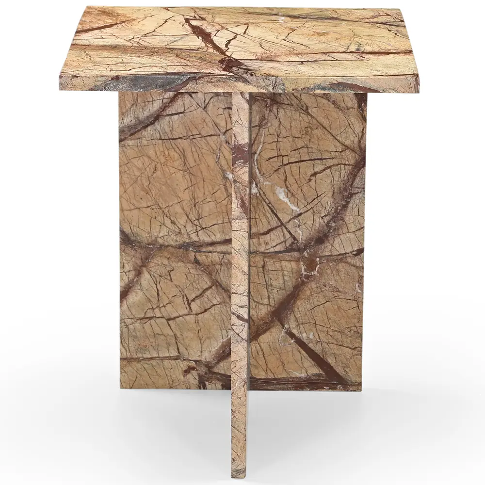 Adriano 2 Leg Marble Accent Table