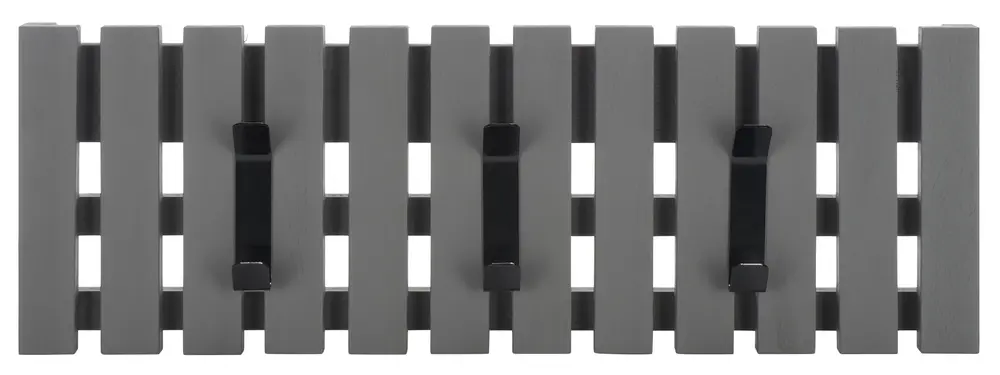 Cato 3 Hook Wall Mounted Coat Rack