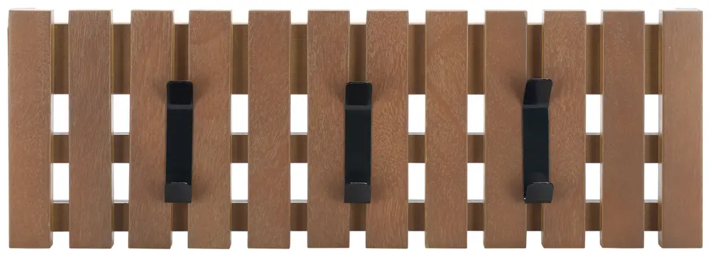 Cato 3 Hook Wall Mounted Coat Rack