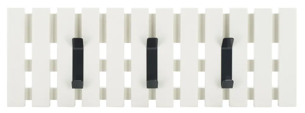 Cato 3 Hook Wall Mounted Coat Rack