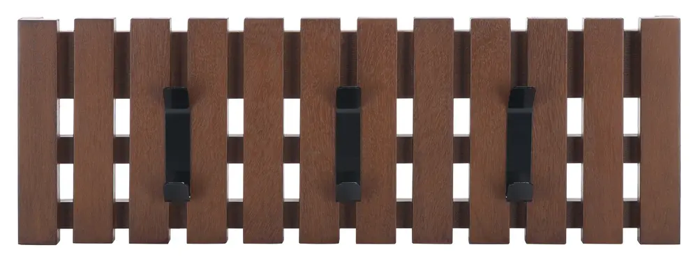 Cato 3 Hook Wall Mounted Coat Rack