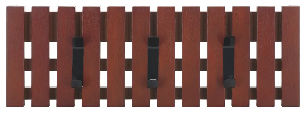 Cato 3 Hook Wall Mounted Coat Rack