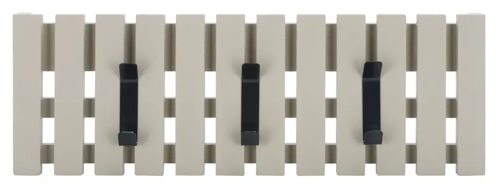 Cato 3 Hook Wall Mounted Coat Rack