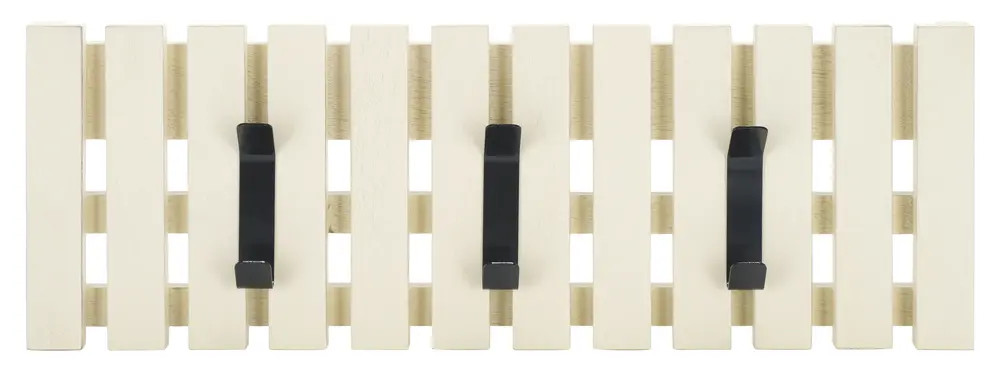 Cato 3 Hook Wall Mounted Coat Rack