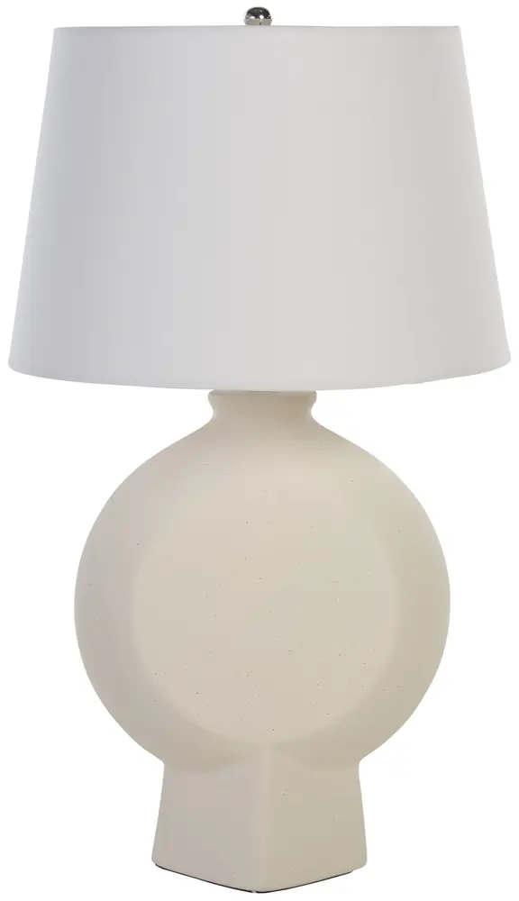 Alena, 26.5 Inch, Off White, Ceramic Table Lamp