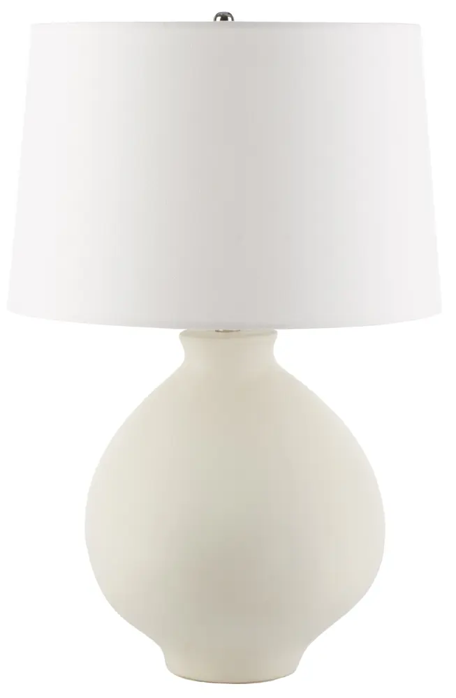 Costa, 25.5 Inch, White, Ceramic Table Lamp?