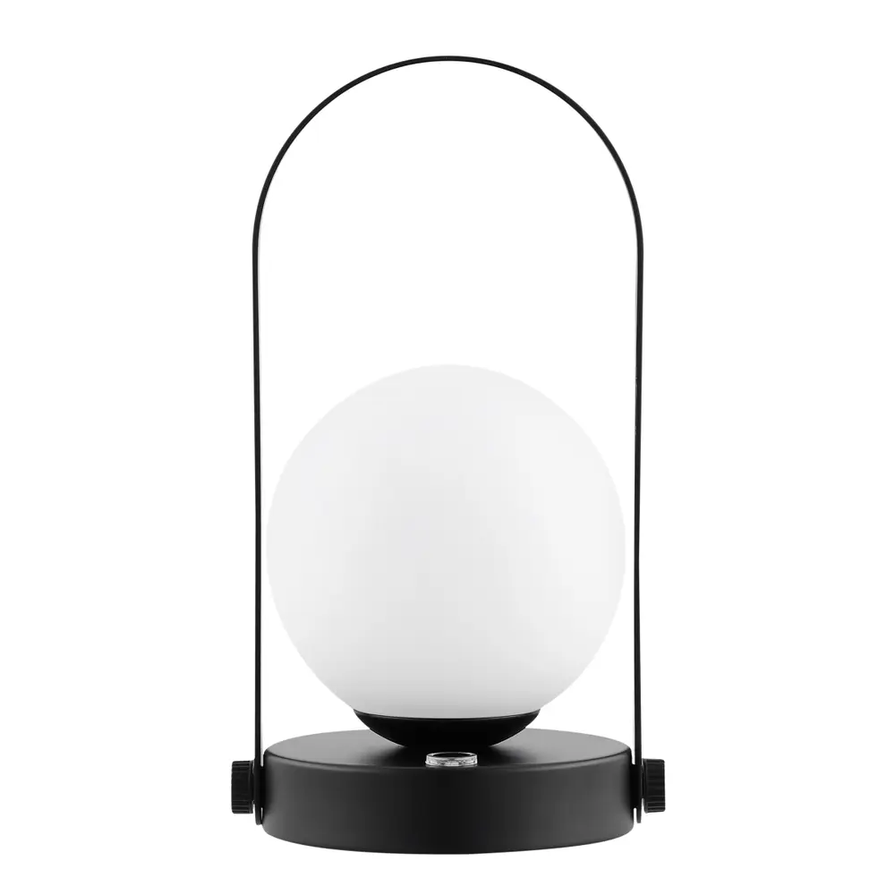 Meira, 10 Inch, Black, Iron, Rechargeable Led Table Lamp?