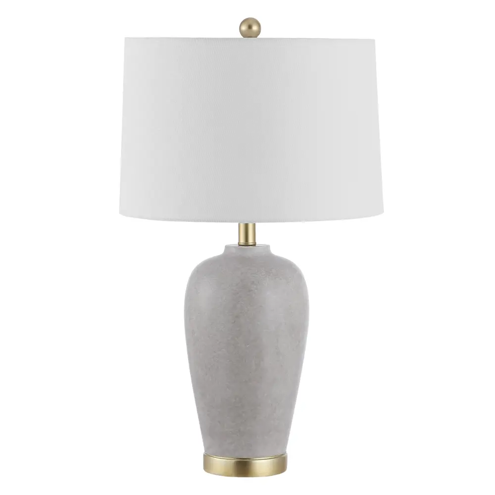 Kline, 26 Inch, Grey, Resin Table Lamp W/ Usb Port?