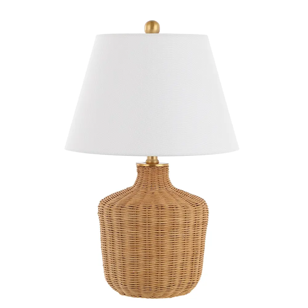 Saolia, 22 Inch, Natural, Rattan Table Lamp