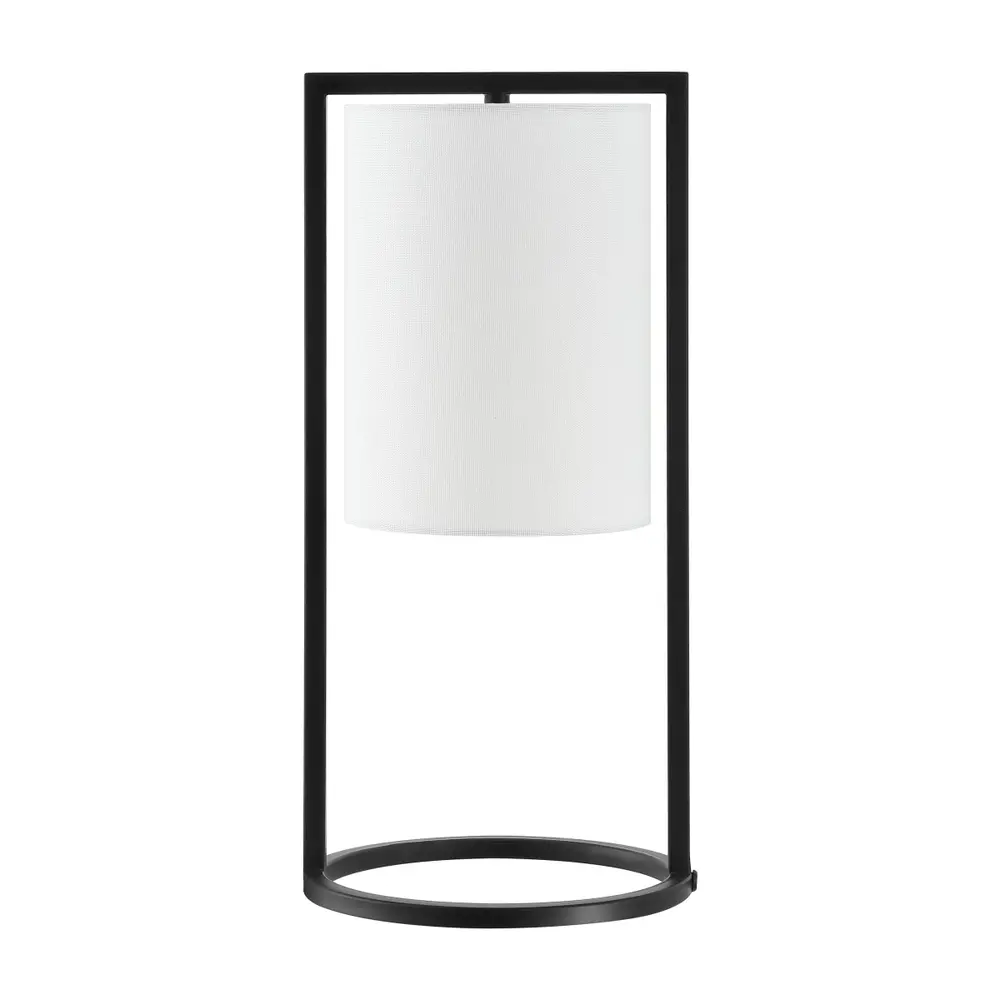 Tamiko, 17.75 Inch, Black, Iron Table Lamp
