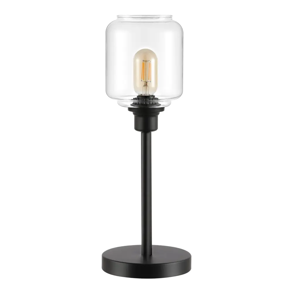 Seyi, 18 Inch, Black, Iron Table Lamp