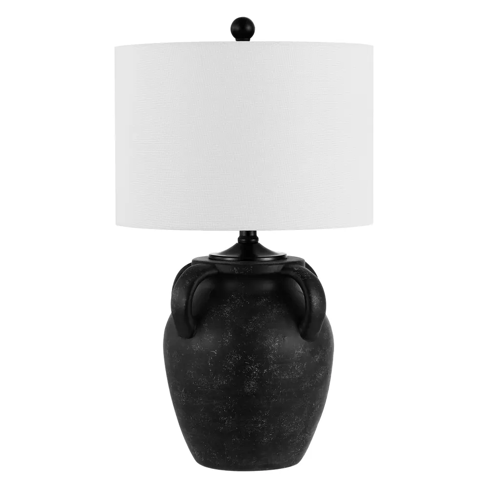 Rhynne, 22.5 Inch, Black, Iron Table Lamp