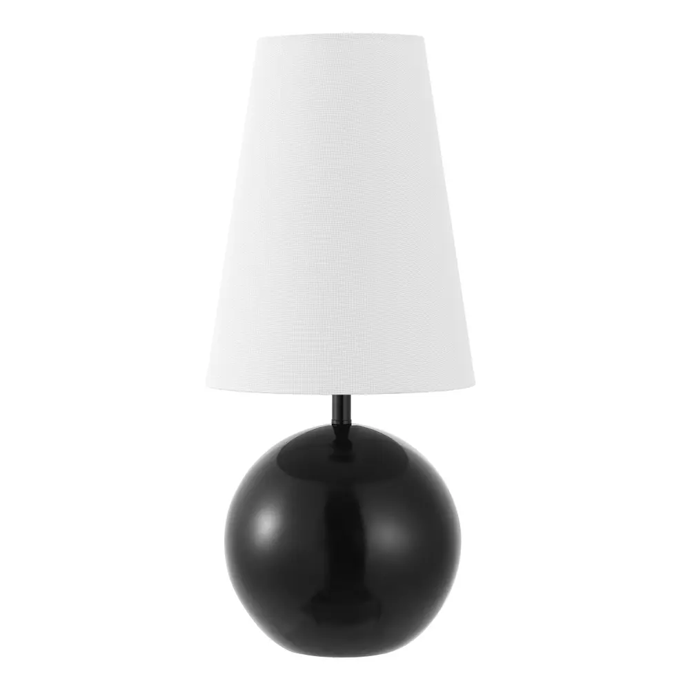 Jo , 20 Inch, Black, Resin Table Lamp
