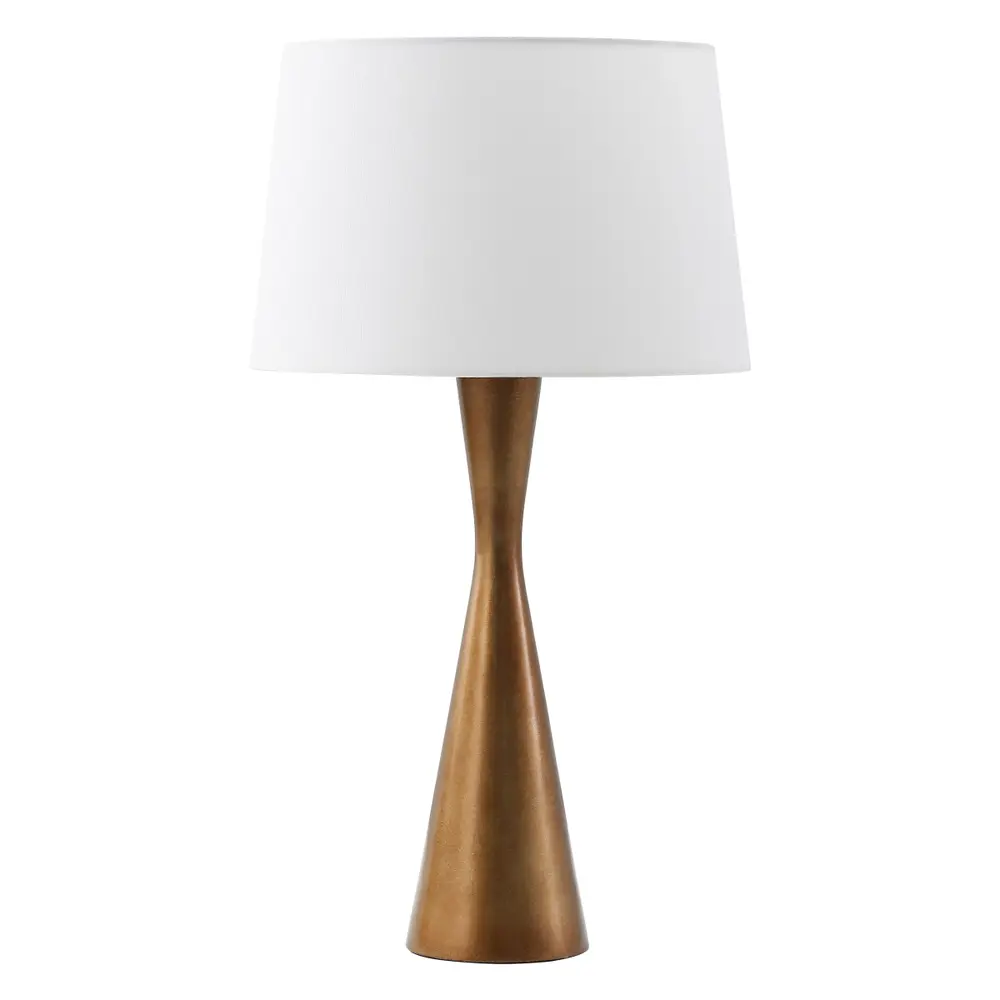 Edie, 25.5 Inch, Antique Brass, Resin Table Lamp