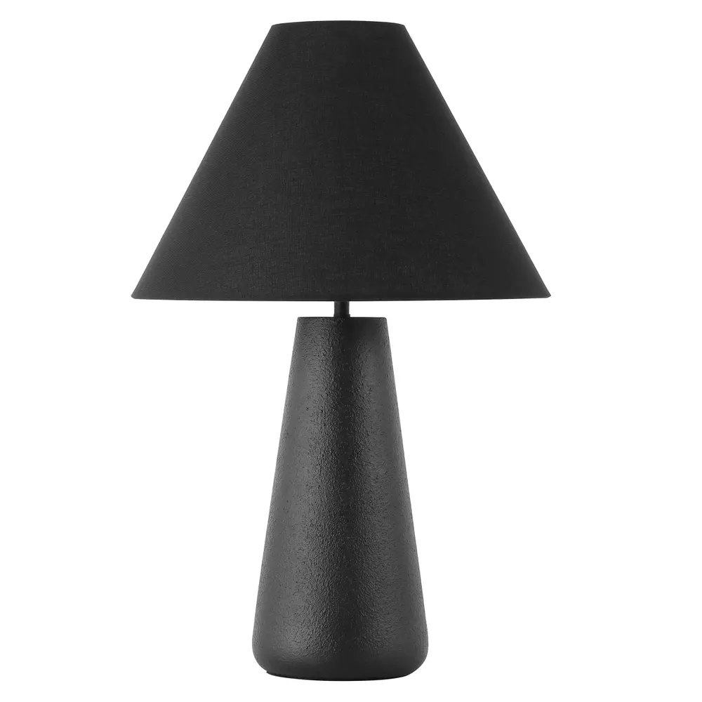 Piper, 27 Inch, Black, Resin Table Lamp