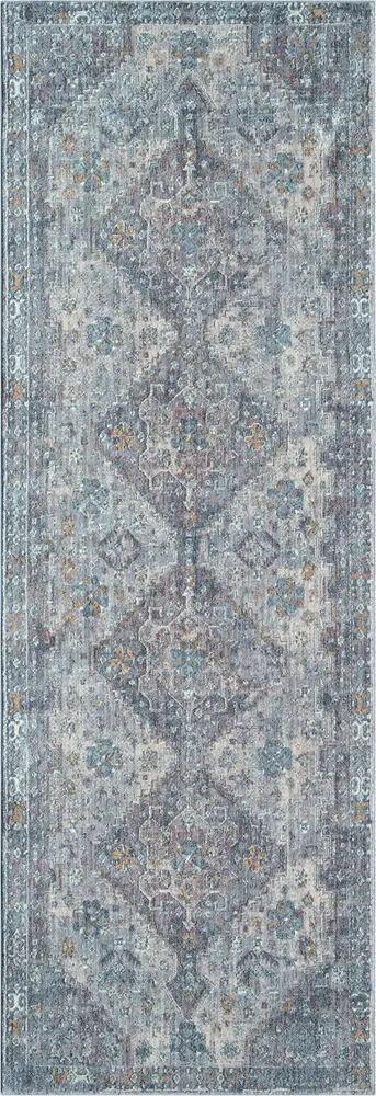 United Weavers Armada Crosswinds Grey Runner Rug 2'7