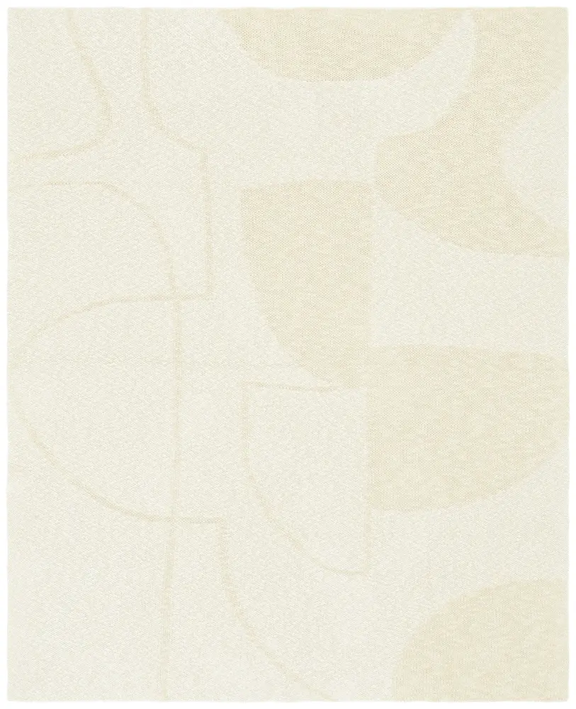 Cleon, 50 X 60, Ivory/Beige, Cotton Throw